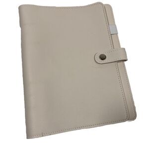LaNoeme 6 Ring Leather Agenda Planner